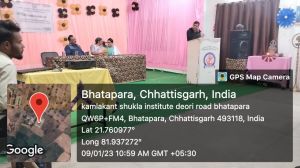 Lecture Series on Character Building Program Through Moral Education & Yoga Date 09/01/2023 to 14/09/2023  Venue - Seminar Hall Kamlakant Shukla Institute Bhatapara