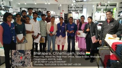 	वाणिज्य विभाग के समस्त छात्र छात्राओ को शैक्षणिक भ्रमण हेतु विशाल मेगा मार्ट दिनांक 15/01/2026 