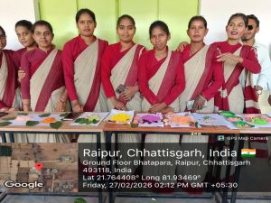 हर्बल गुलाल निर्माण स्वरोजगार कार्यक्रम  साप्ताहिक गतिविध  दिनांक 27-02-2026 