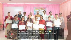 AI in Health Care  वर्कशॉप दिनांक 18-मार्च-2026 से 19 मार्च 2026